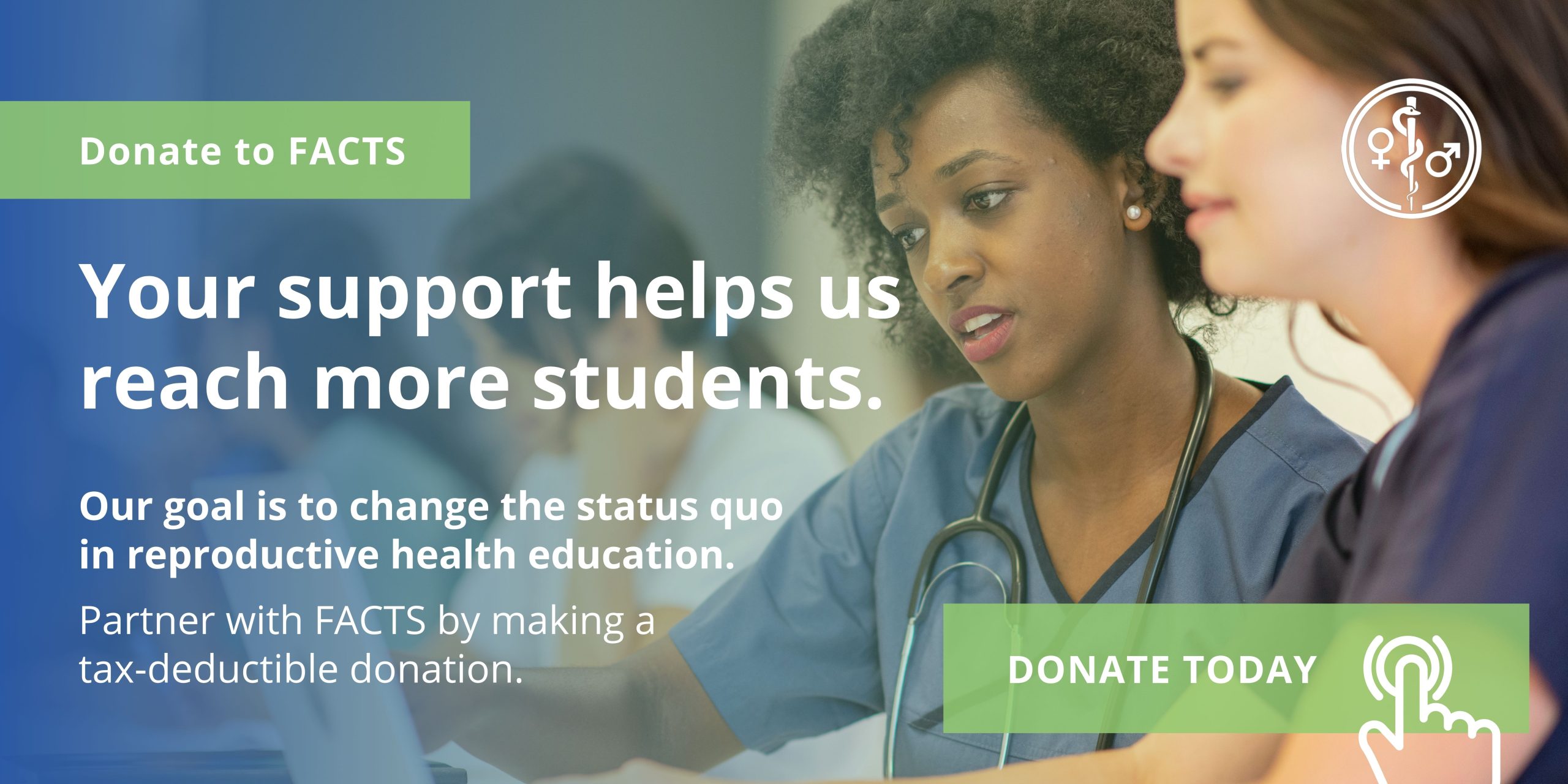 Donate to FACTS Website Banner - 2 female students