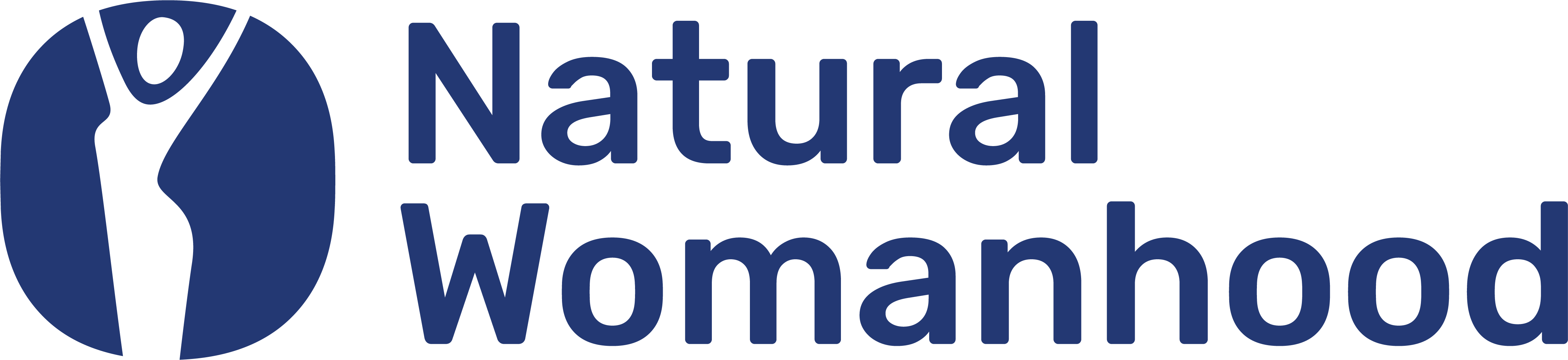 NaturalWomanhood Logo Horizontal Blue