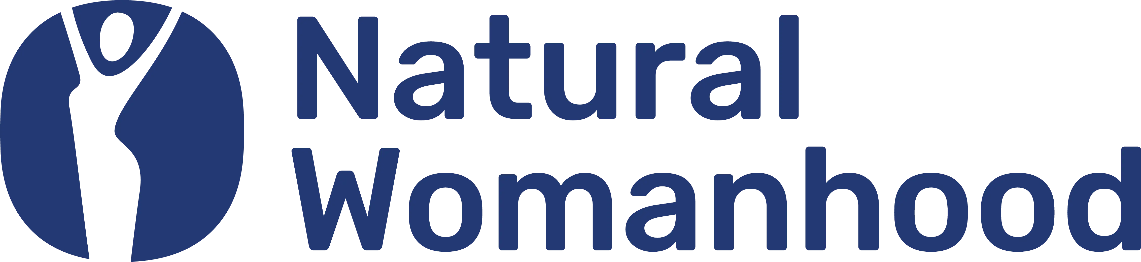 NaturalWomanhood Logo Horizontal Blue