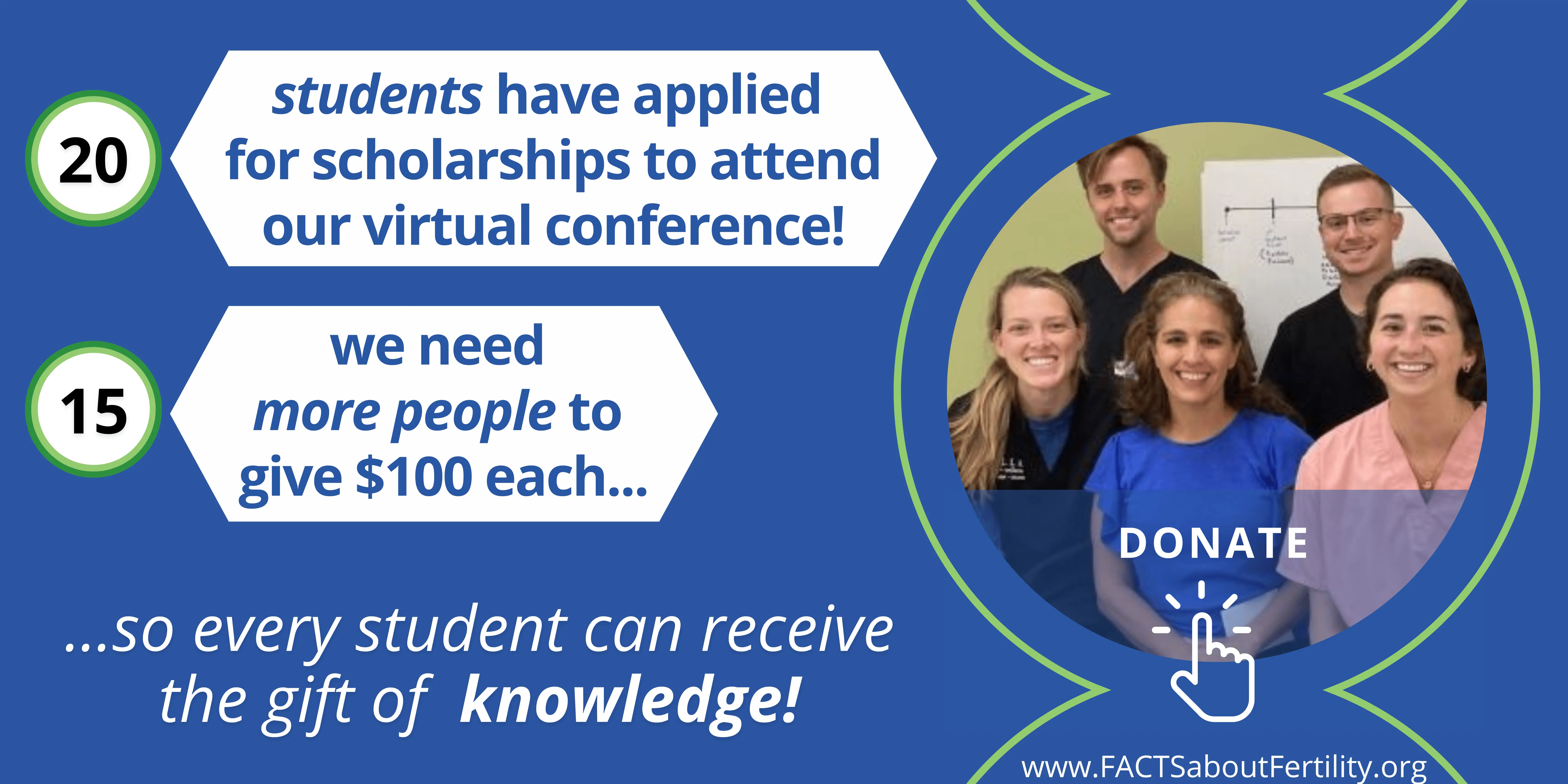 Donate to support student scholarships 1